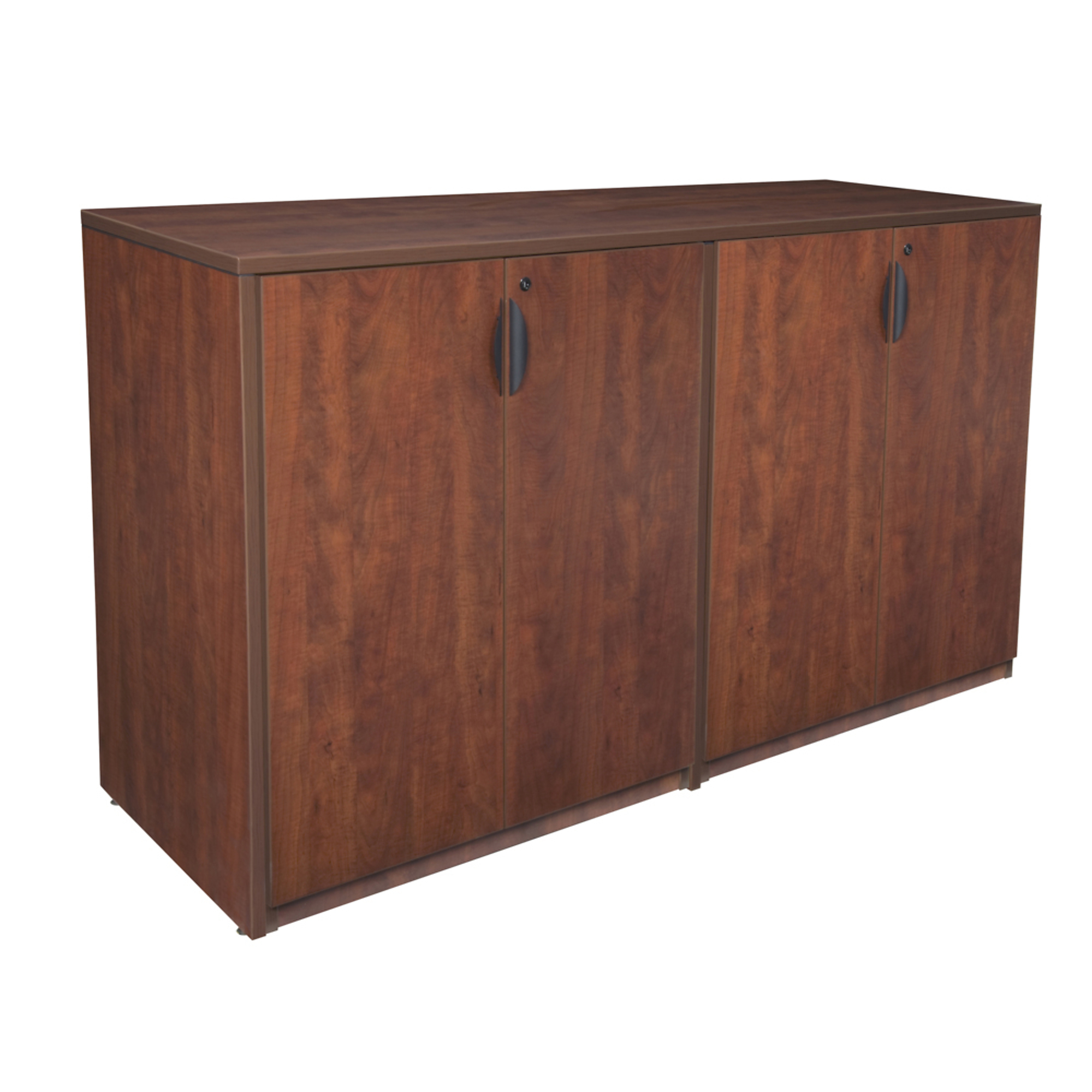 Regency Furniture Legacy Stand Up Side-to-Side Storage Cabinet — Cherry, Locking Doors, Adjustable Shelves, Model# LSSCSC7223CH